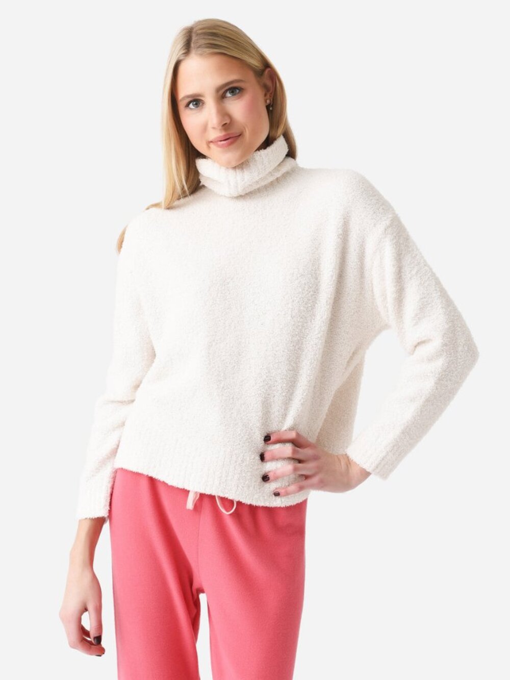 UGG Women's Ylonda Cream Turtleneck Sweater-NWT